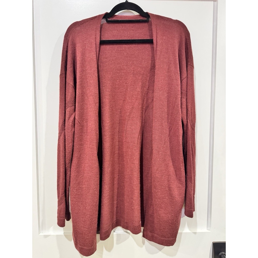 Paka Handmade Alpaca Wool Open-Front Cardigan Woman Size S Luxury Soft Lagenlook